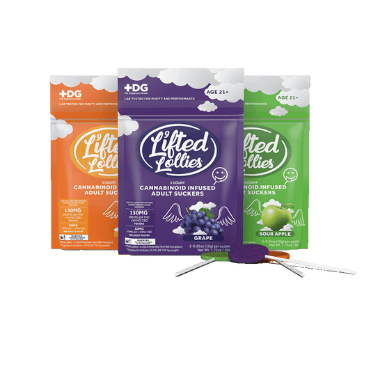 Lifted Lollies | 30mg D9|CBD Lollipops