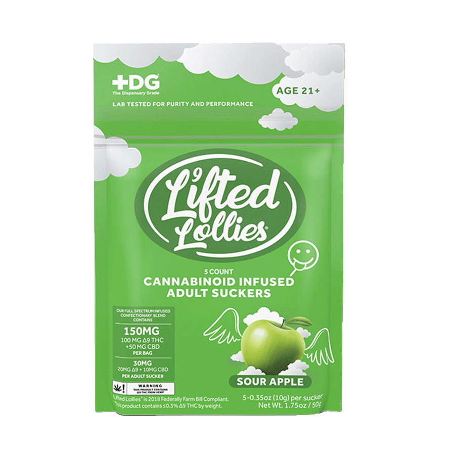 Lifted Lollies | 30mg D9|CBD Lollipops
