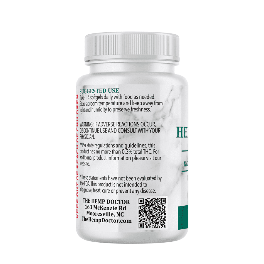 Broad Spectrum CBD Softgels | THC Free