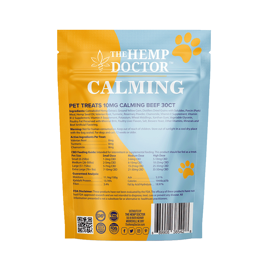 RUGER | 10mg CBD Pet Soft Beef Treats (30ct)