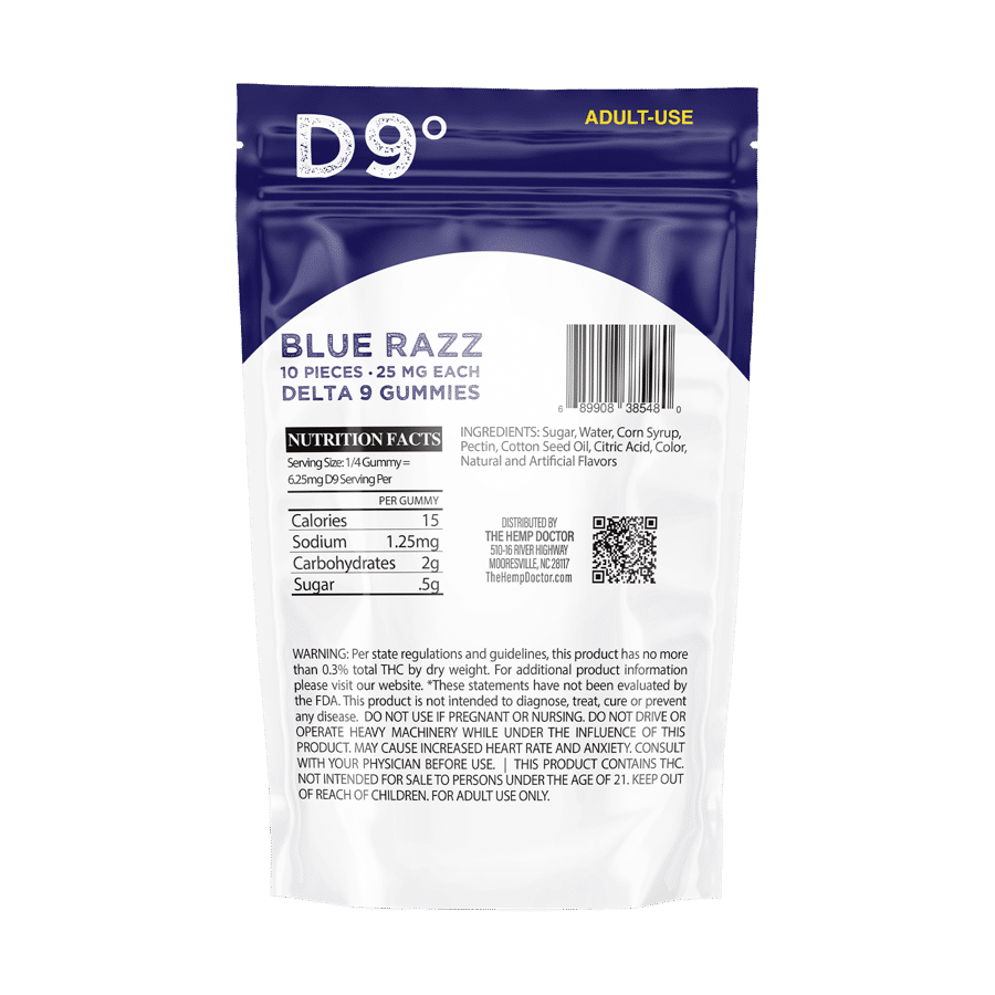 25mg Delta 9 THC Gummies