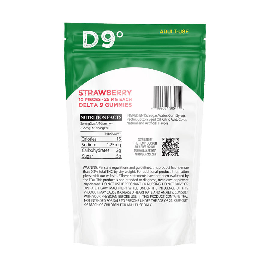 25mg Delta 9 THC Gummies