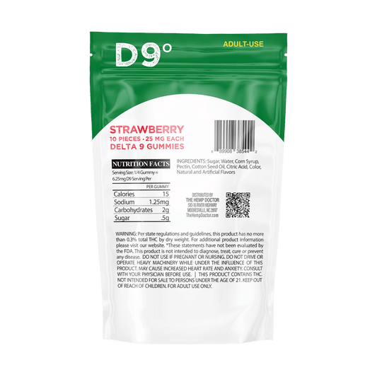 25mg Delta 9 THC Gummies