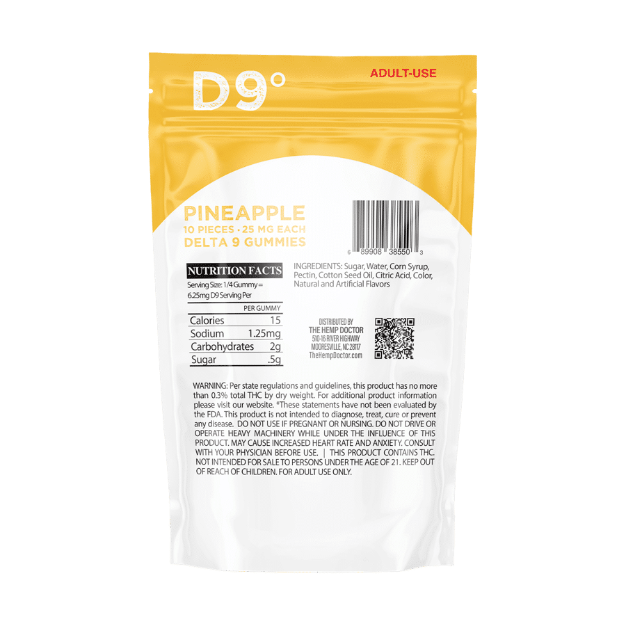 25mg Delta 9 THC Gummies
