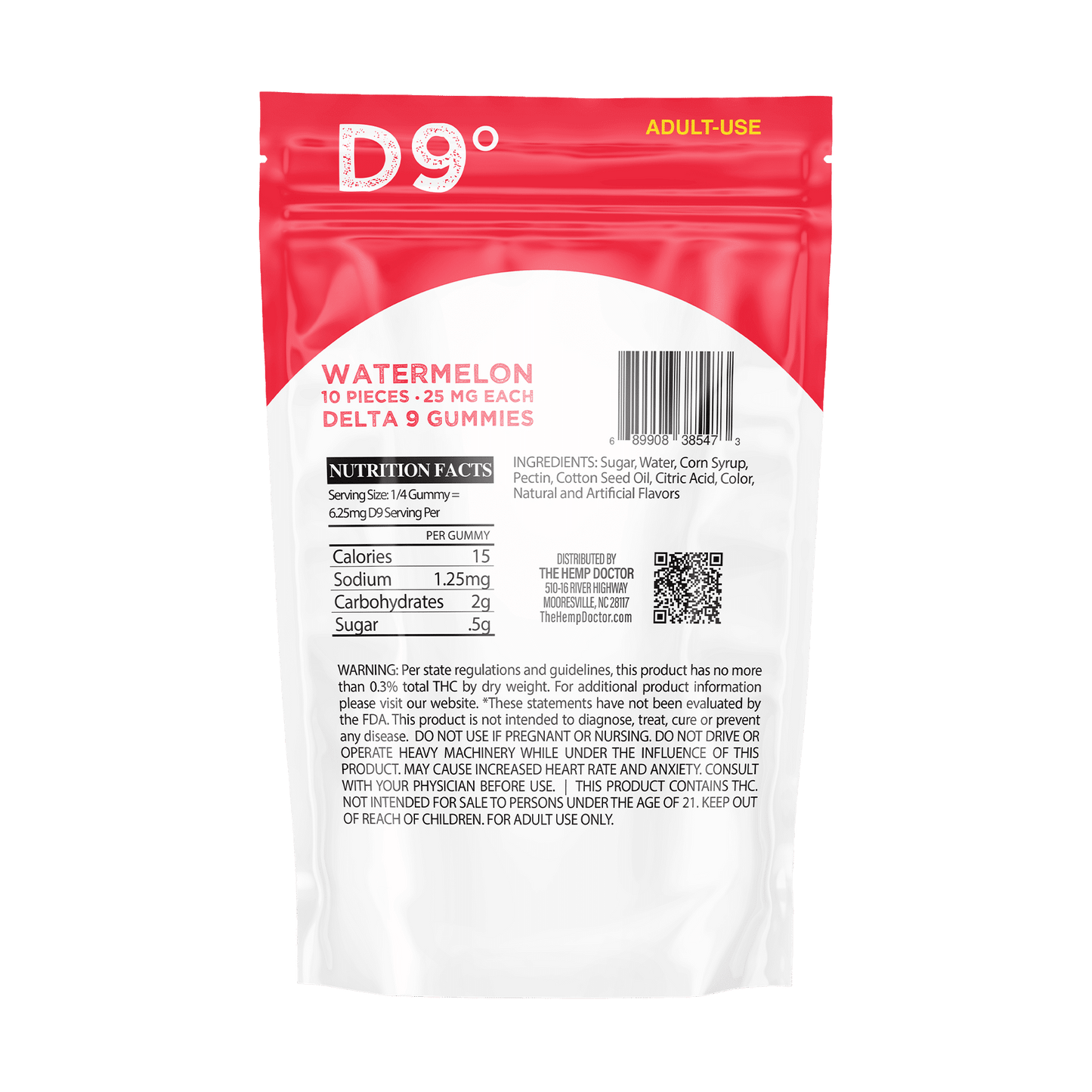 25mg Delta 9 THC Gummies