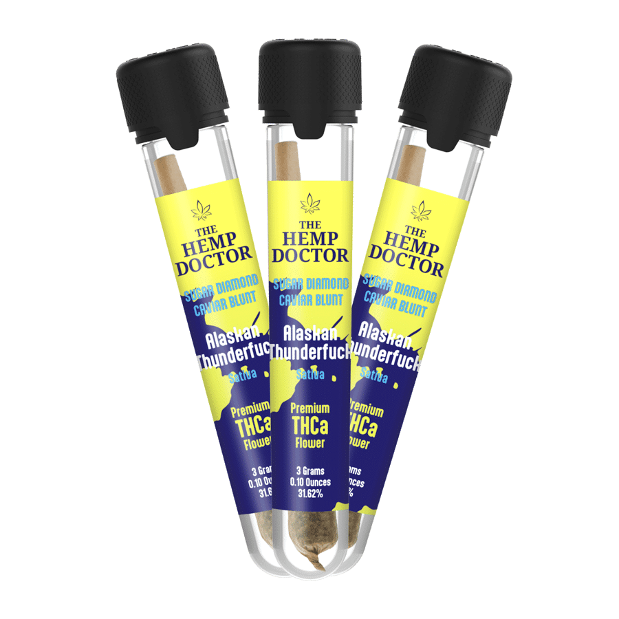 THCA Sugar Diamond Caviar Blunts (3g)