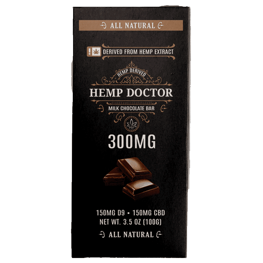 300mg CBD|D9 Chocolate Bars