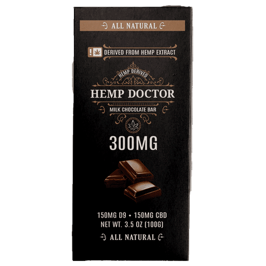 300mg CBD|D9 Chocolate Bars