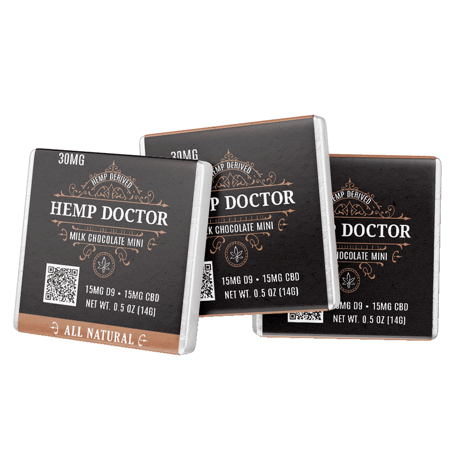 30mg CBD|D9 Milk Chocolate Minis