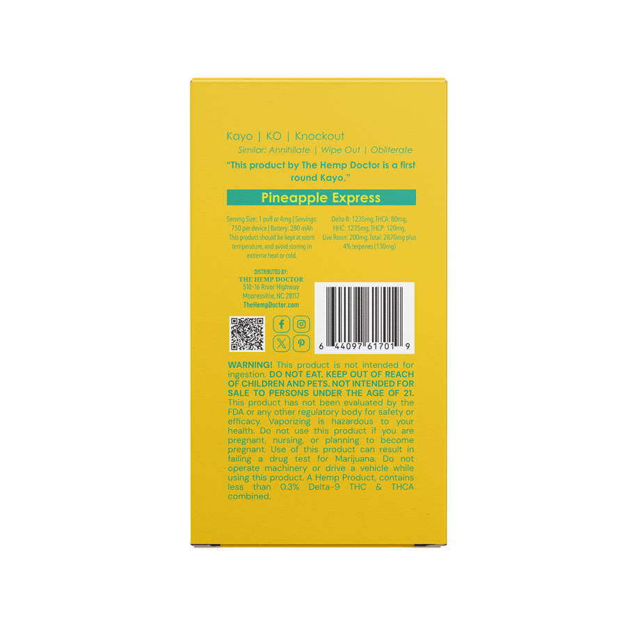Kayo | Original THC Blend Disposable Vape (3g)