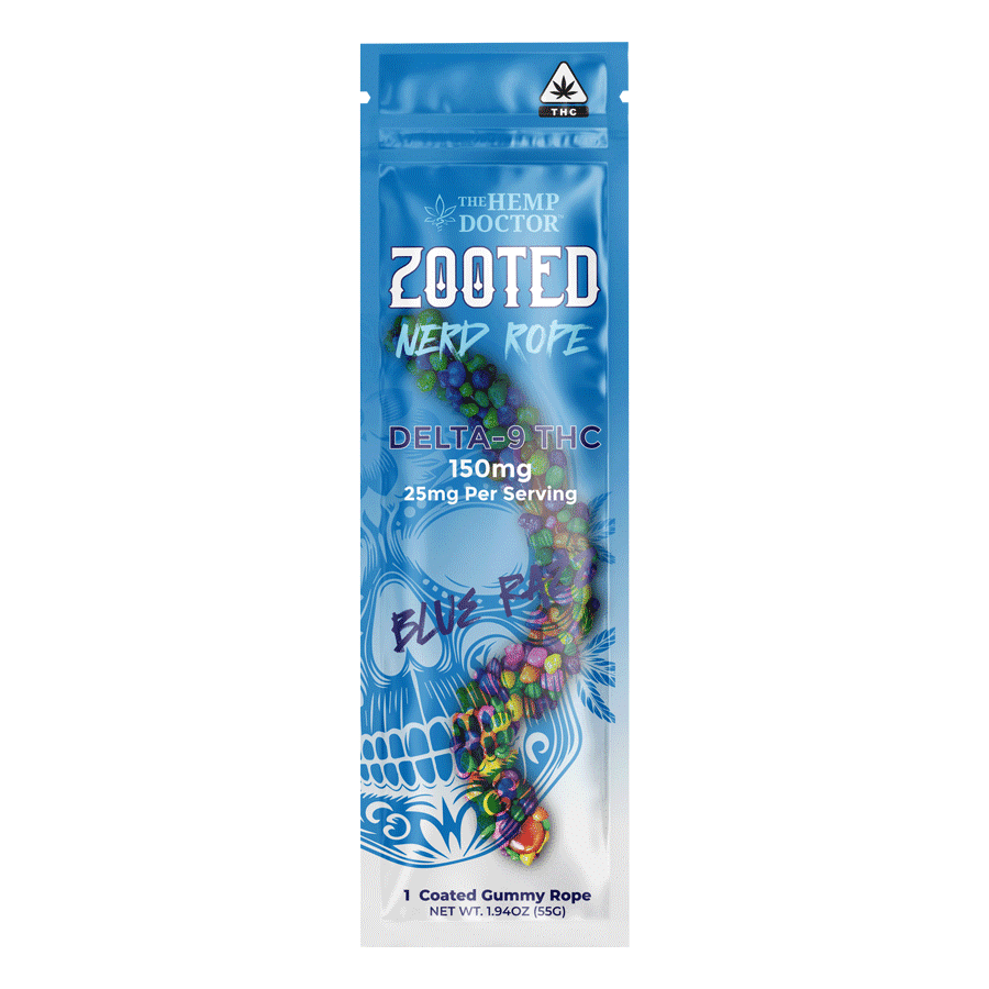 ZOOTED | 150MG D9 THC NERD ROPES