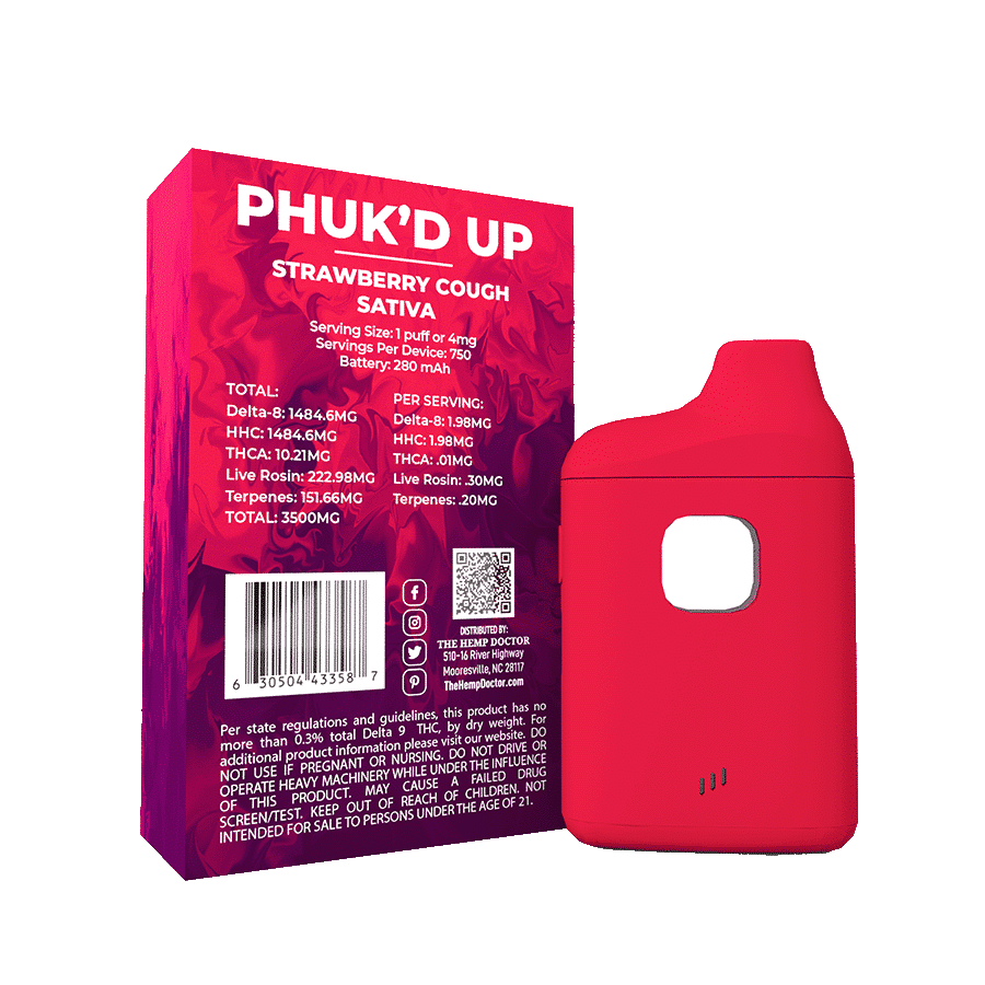 Phuk’d Up | Mini THCA Blend Disposable Vape (3.5g)