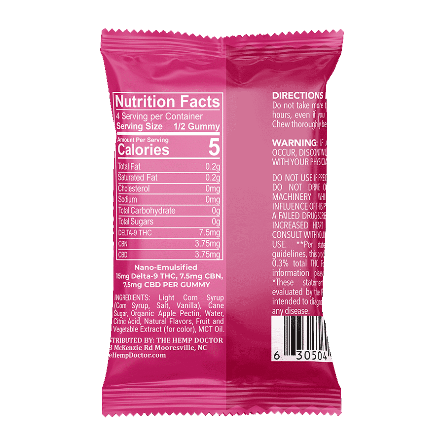 30mg Rapid Release THC Blend Gummies