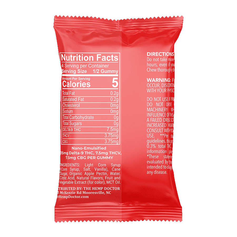 30mg Rapid Release THC Blend Gummies