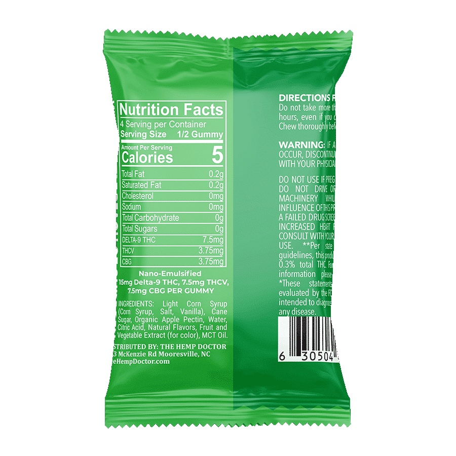 30mg Rapid Release THC Blend Gummies