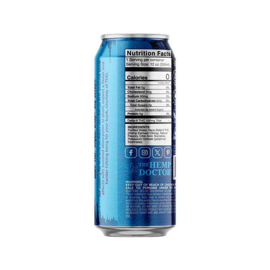 ZOOTED | 100MG DELTA 9 THC SELTZER