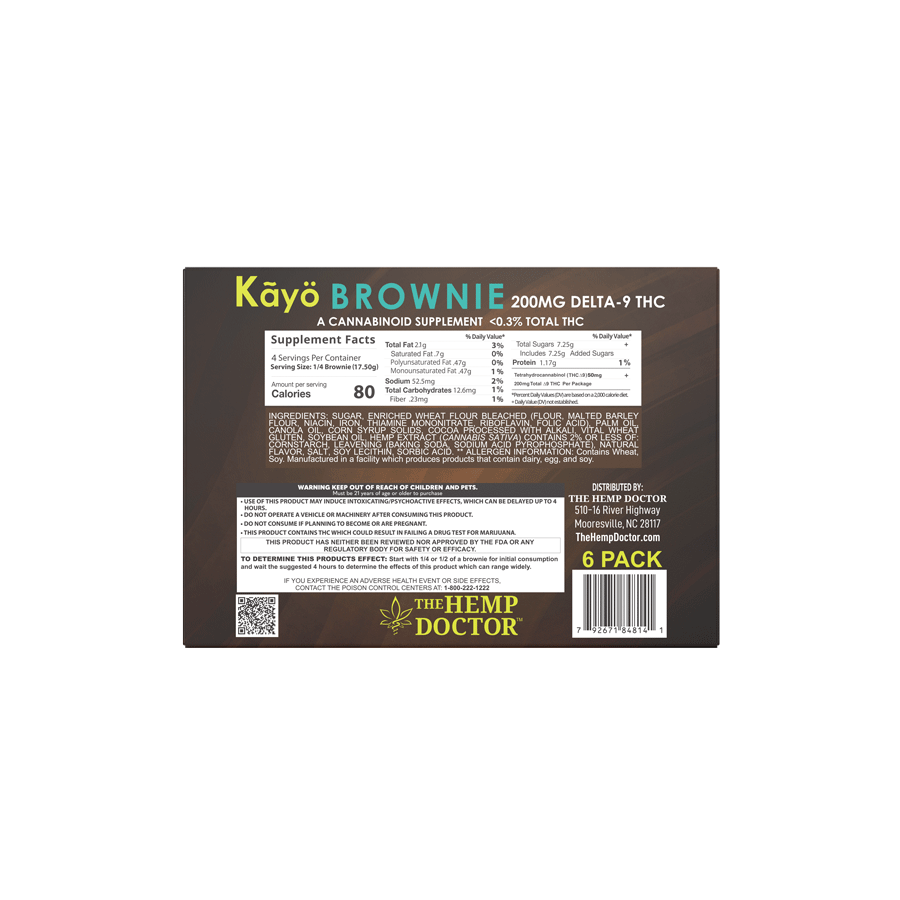 Kayo | Delta 9 THC Brownies