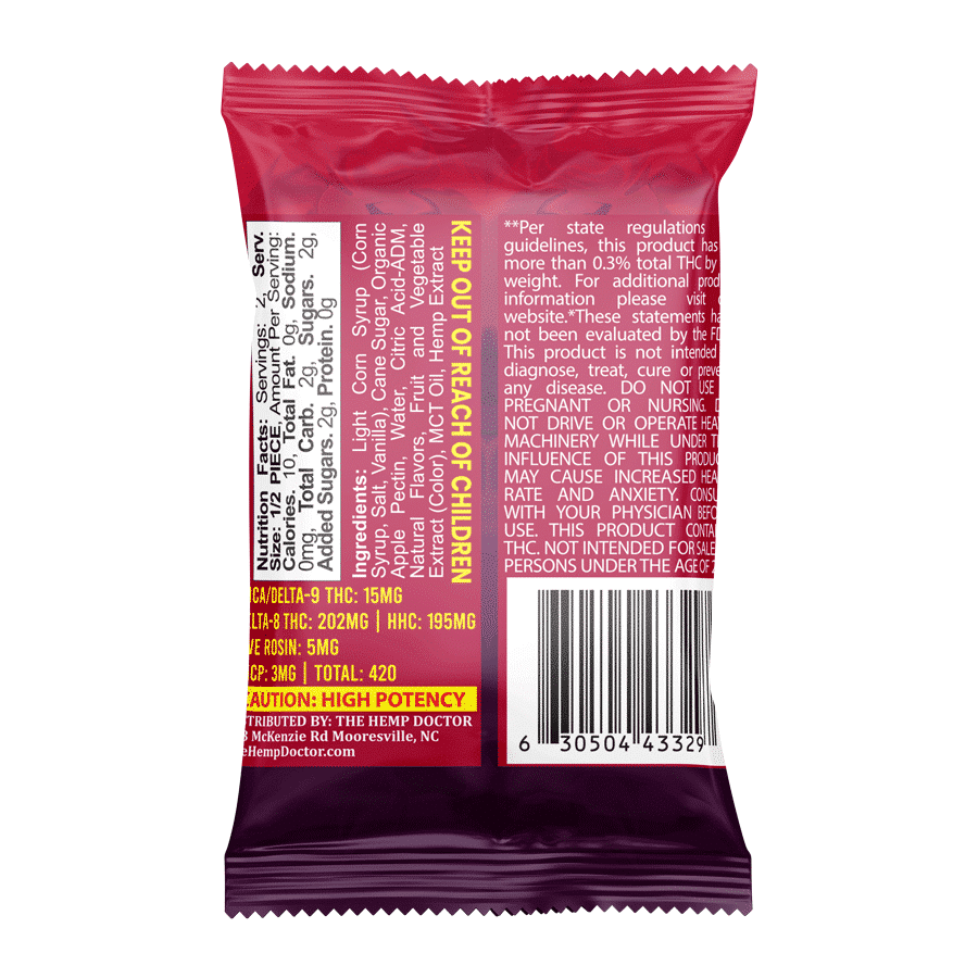 Phuk’d Up 420mg THCA Gummies
