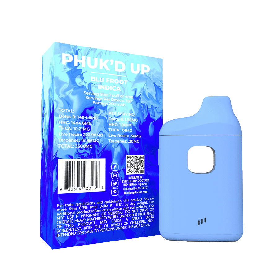 Phuk’d Up | Mini THCA Blend Disposable Vape (3.5g)