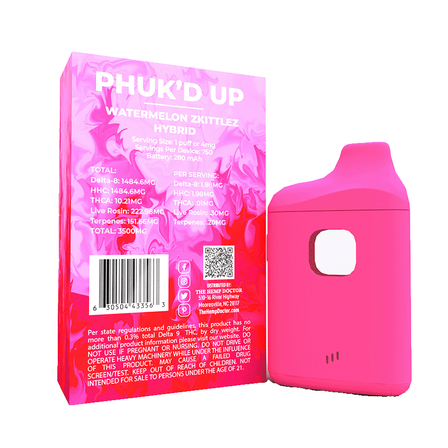 Phuk’d Up | Mini THCA Blend Disposable Vape (3.5g)