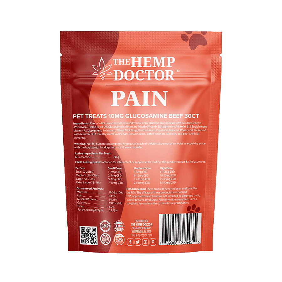 RUGER | 10mg CBD Pet Soft Beef Treats (30ct)