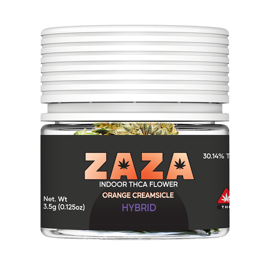 ZAZA | THCA Exotic Flower | Orange Creamsicle
