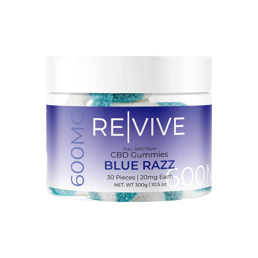 REVIVE | 20mg CBD Blue Razz Ring Gummies