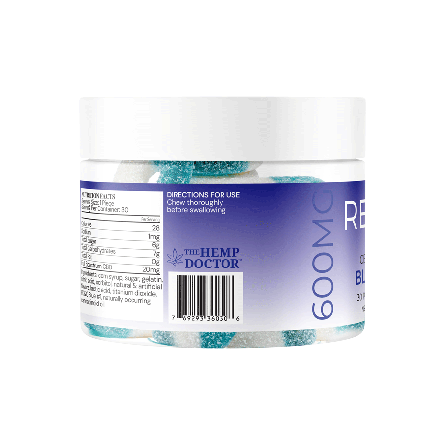 REVIVE | 20mg CBD Blue Razz Ring Gummies