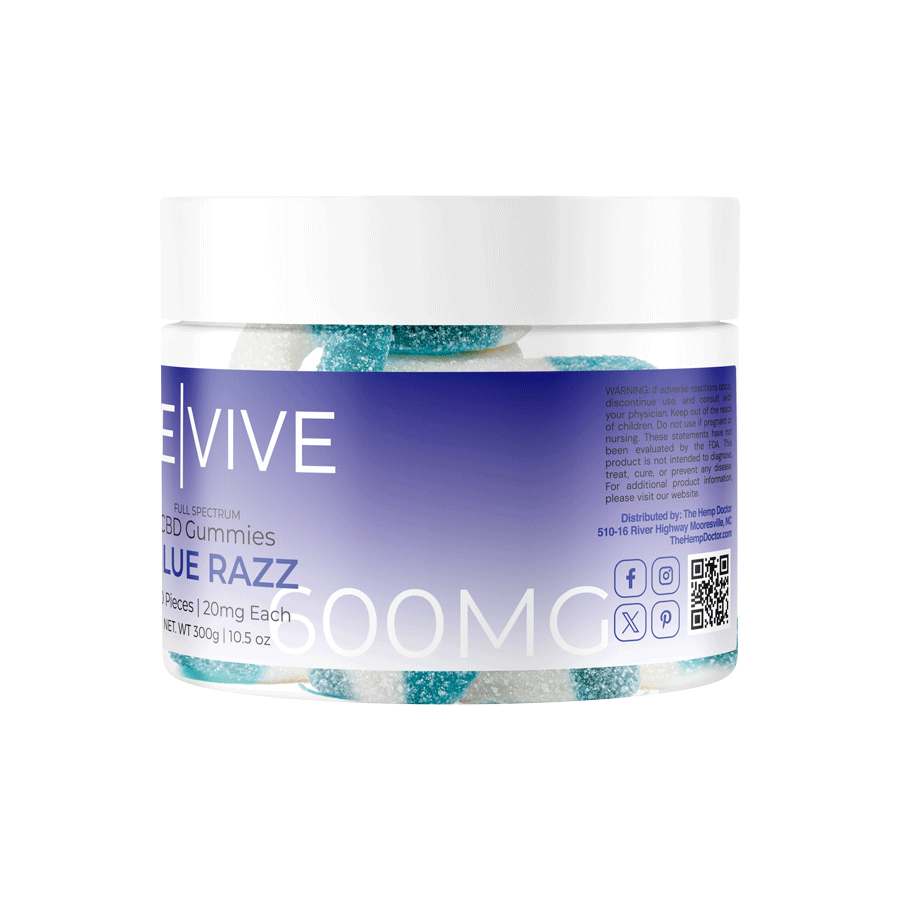 REVIVE | 20mg CBD Blue Razz Ring Gummies