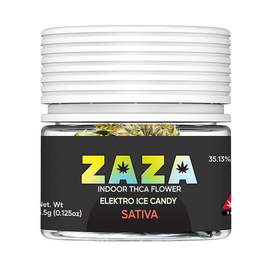 ZAZA | THCA Exotic Flower | Elektro Ice Candy