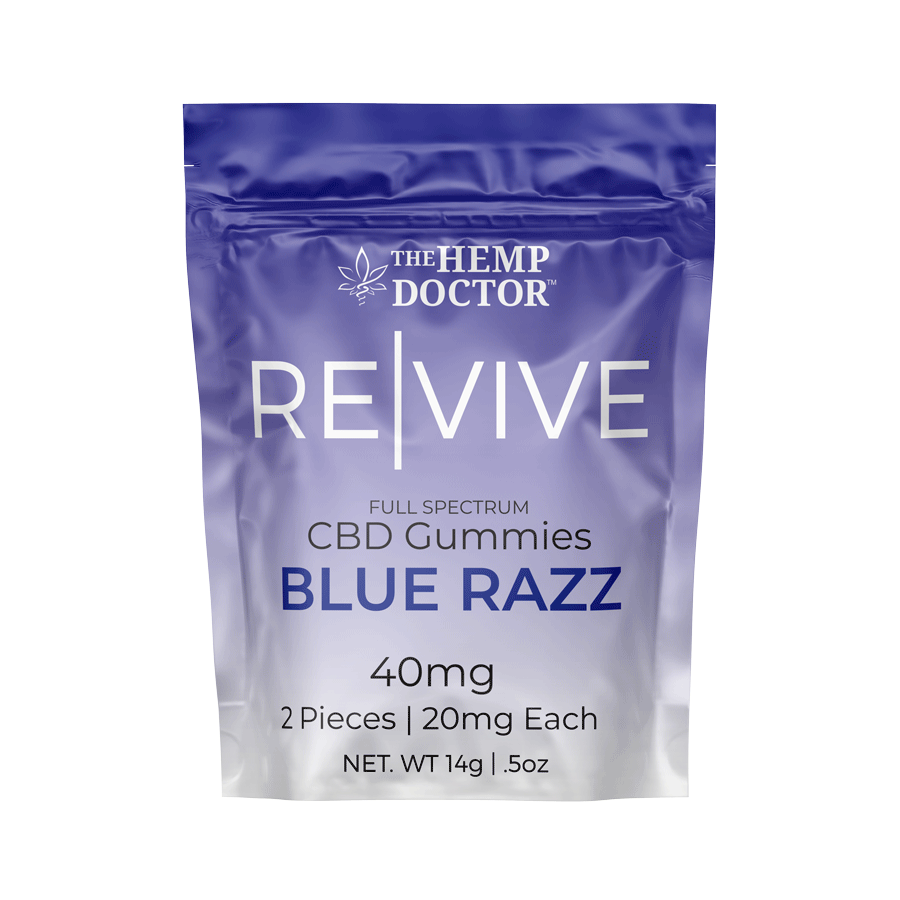 REVIVE | 20mg CBD Blue Razz Ring Gummies