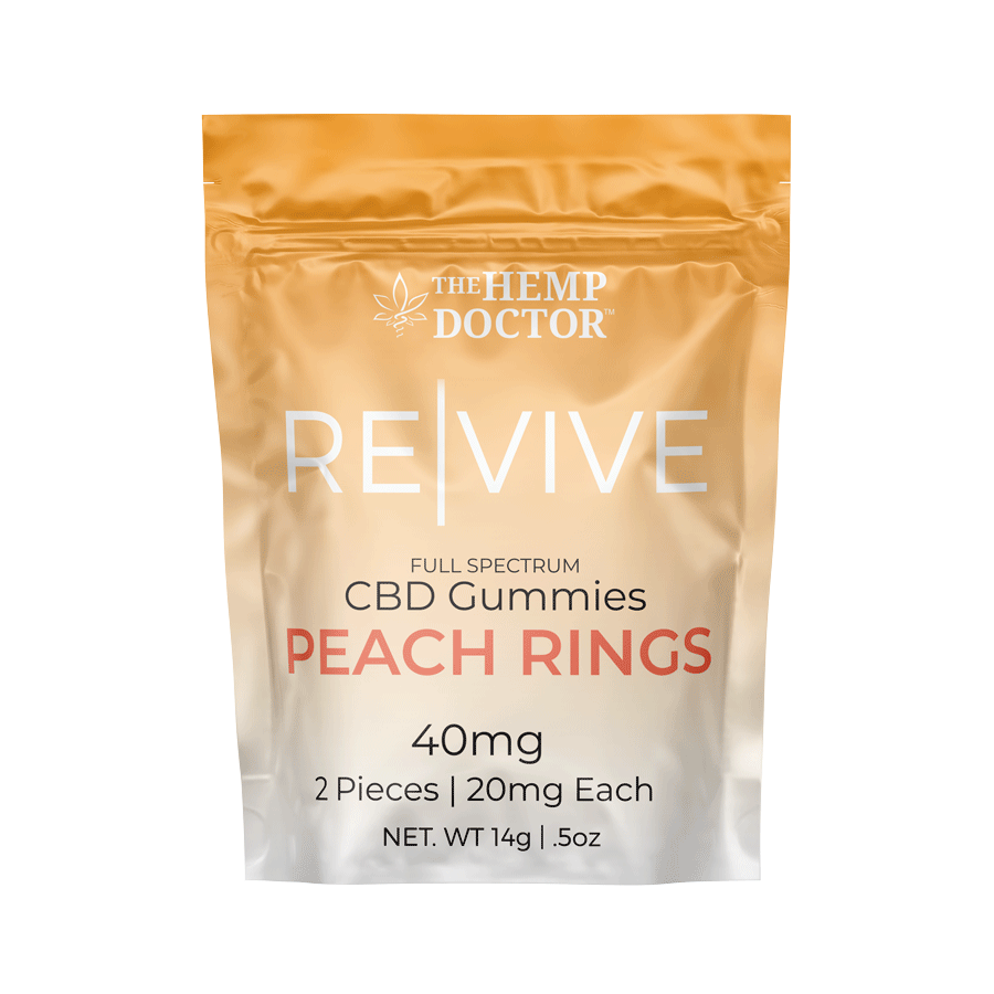 REVIVE | 20mg CBD Peach Ring Gummies