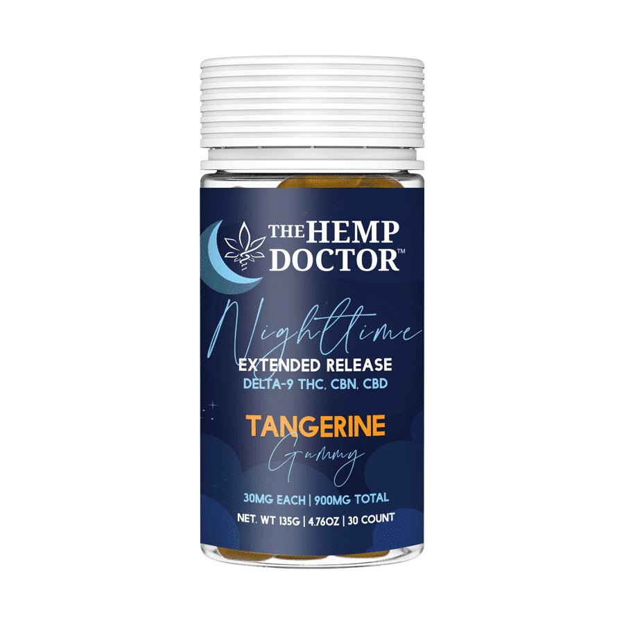 30mg D9|CBD|CBN Extended-Release Nighttime Gummies