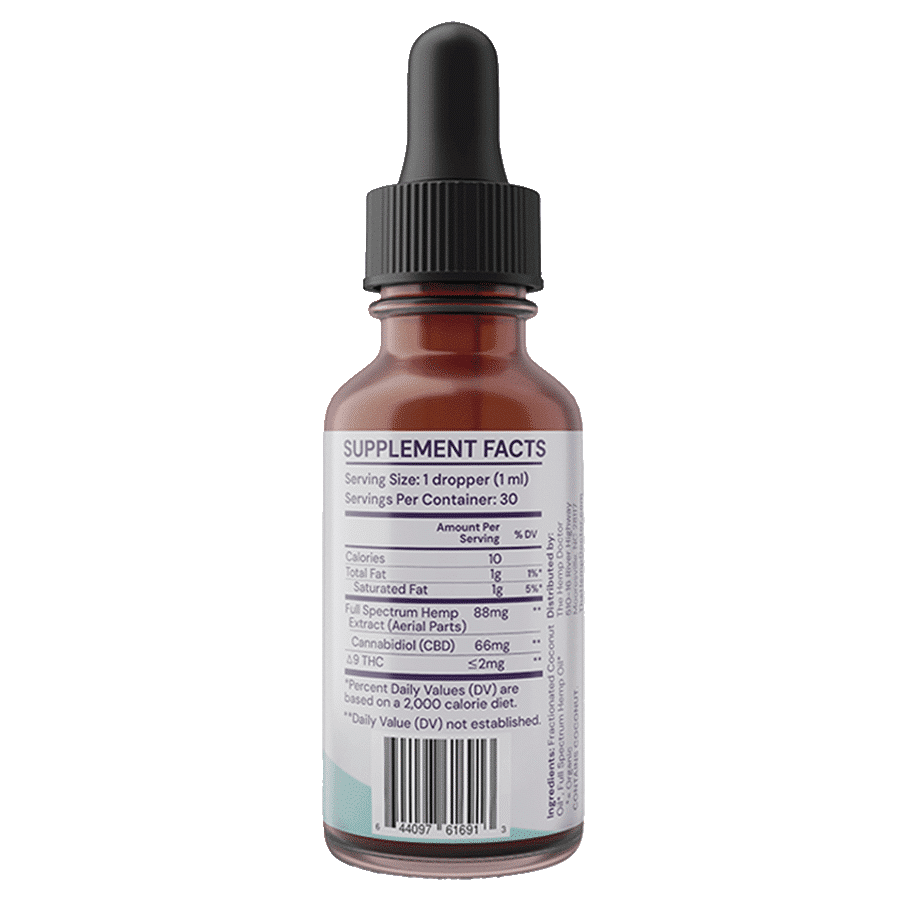 33:1 USDA Organic CBD Tincture
