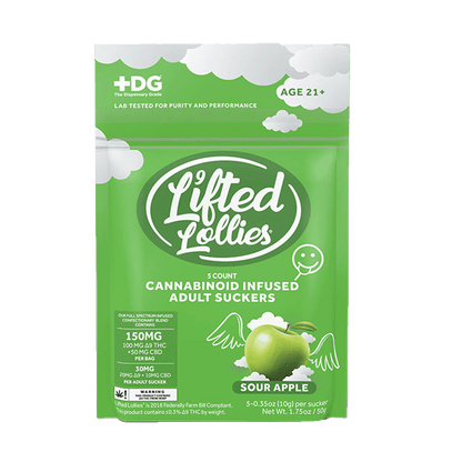Lifted Lollies | 30mg D9|CBD Lollipops