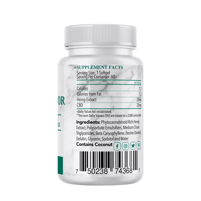 Broad Spectrum CBD Softgels | THC Free