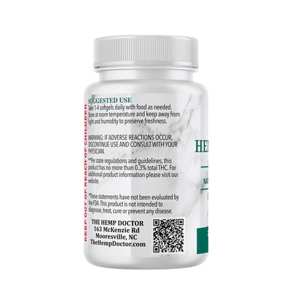 Broad Spectrum CBD Softgels | THC Free
