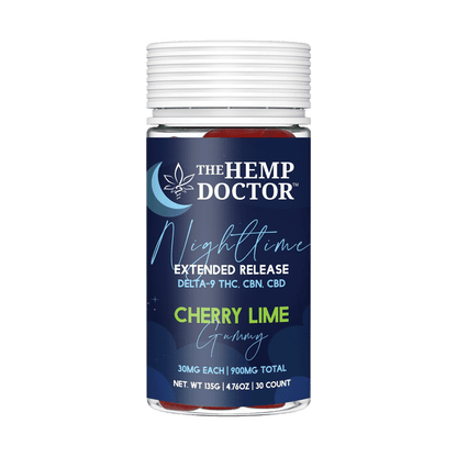 30mg D9|CBD|CBN Extended-Release Nighttime Gummies
