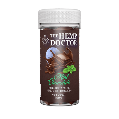 30mg D9|CBD|CBG/CBN Chocolate Bites (20ct)