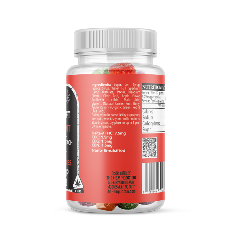 12mg Downshift Nano Blend Gummies Mixed Fruit 20ct