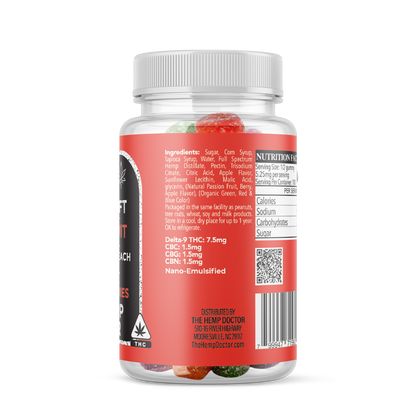 12mg Downshift Nano Blend Gummies Mixed Fruit 20ct