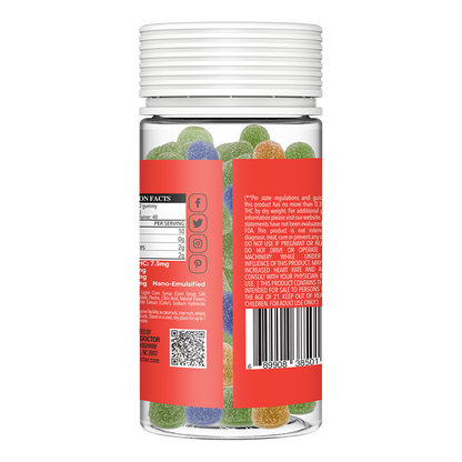 12mg Downshift Nano Blend Gummies Mixed Fruit 20ct