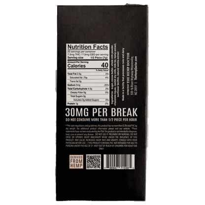 300mg CBD|D9 Chocolate Bars