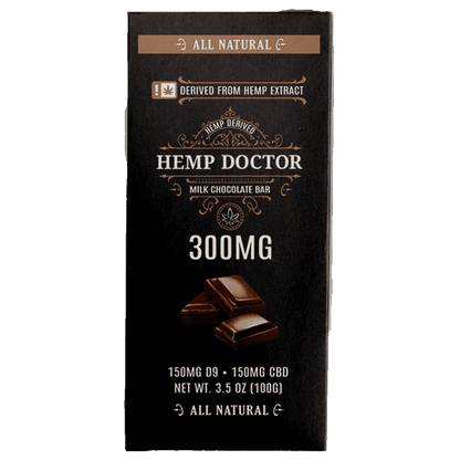 300mg CBD|D9 Chocolate Bars