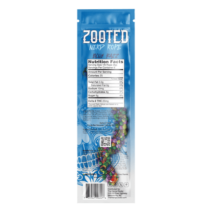 ZOOTED | 150MG D9 THC NERD ROPES