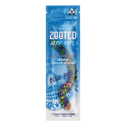 ZOOTED | 150MG D9 THC NERD ROPES