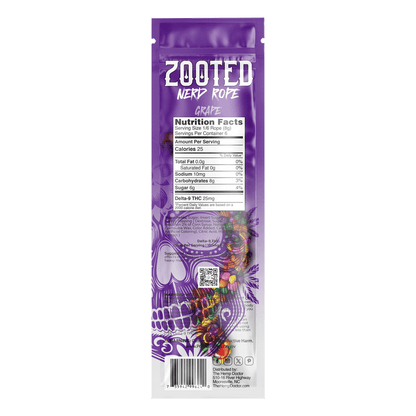 ZOOTED | 150MG D9 THC NERD ROPES