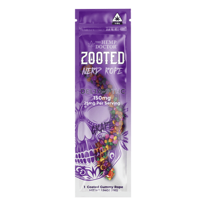ZOOTED | 150MG D9 THC NERD ROPES