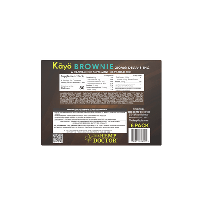 Kayo | Delta 9 THC Brownies