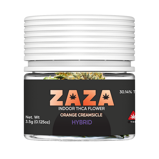 ZAZA | THCA Exotic Flower | Orange Creamsicle